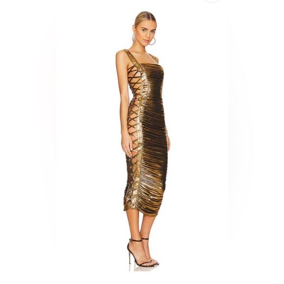 New Mimi Midi Dress in Gold
Bronx and Banco - Picture 3 of 11